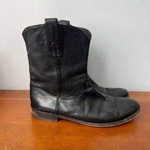 PAUL SMITH Size 10 • Black Leather Boots